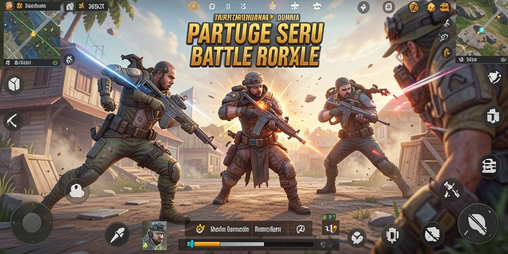 Gameplay seru pertarungan Battle Royale di 369ZK.