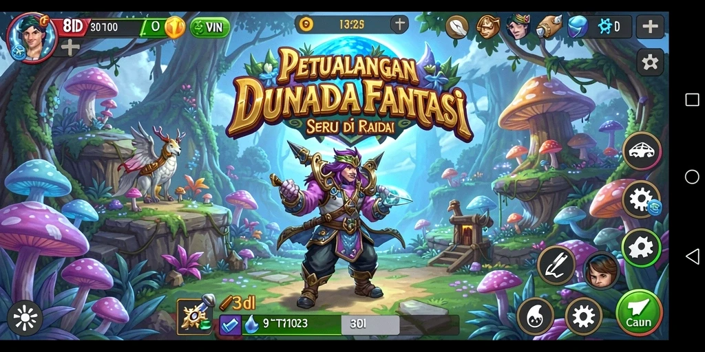 Tampilan screenshot gameplay 8ID yang penuh petualangan.