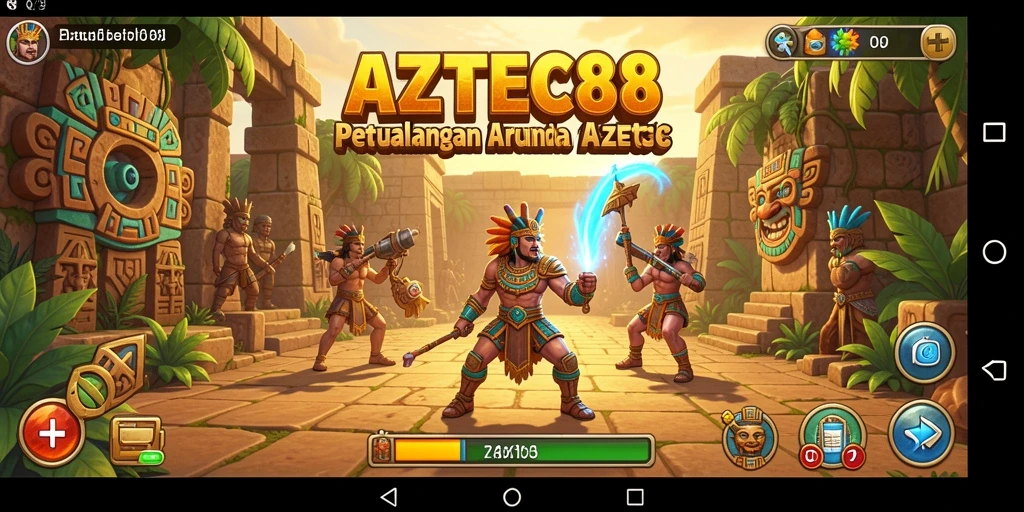 Gameplay seru AZTEC88 dengan tantangan menantang dalam dunia Aztec.