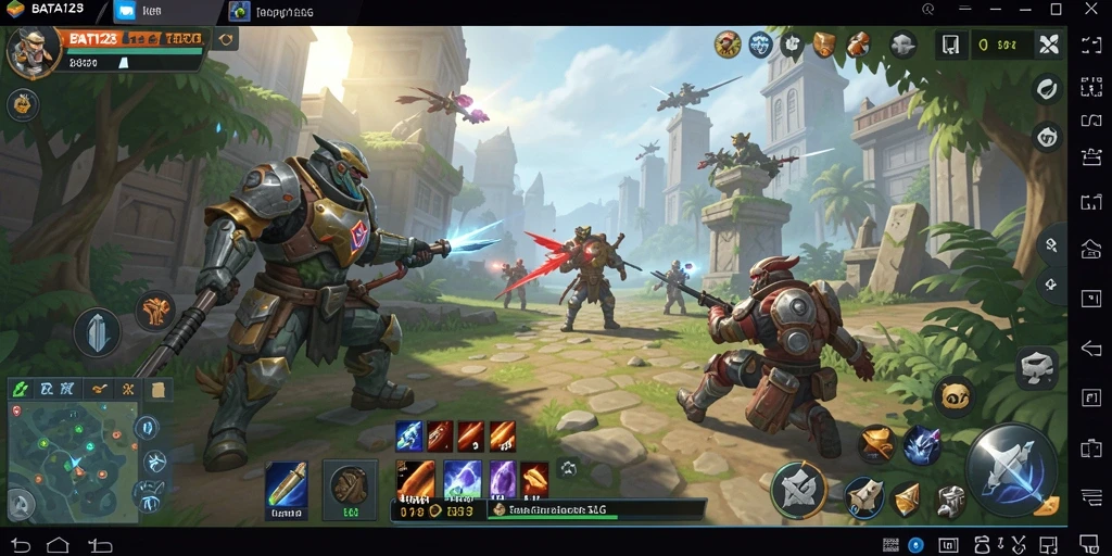 Tampilan gameplay BATA123 yang seru dan strategis.