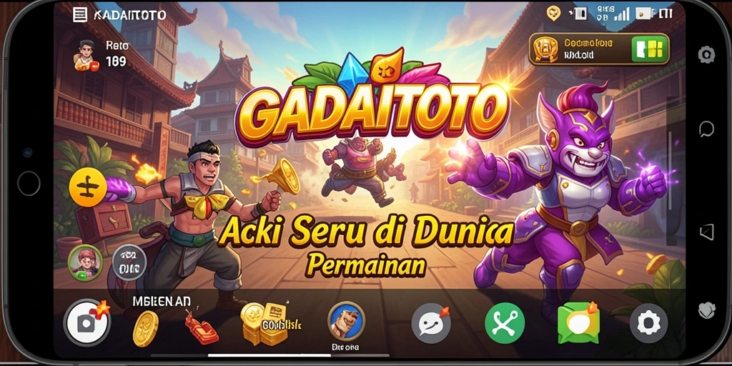 Tangkapan layar GADAITOTO menampilkan aksi pertarungan yang menegangkan.