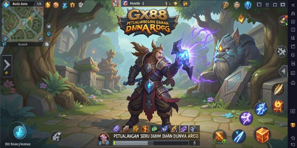 Gameplay GX88 menampilkan pertarungan seru dan grafik menawan dalam dunia ARPG.