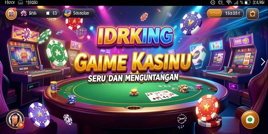 Screenshot gameplay IDRKING yang menarik dengan berbagai pilihan permainan Kasino.