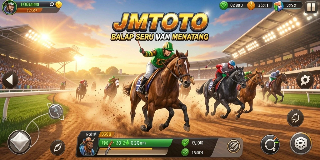 Gameplay balap mendebarkan di JMTOTO dengan grafis yang memukau.