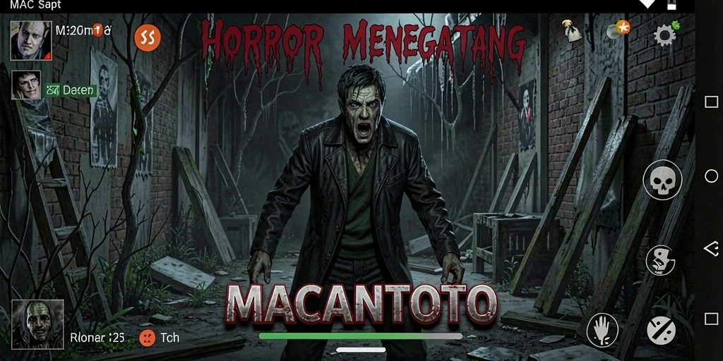 Screenshot menampilkan gameplay mencekam dari MACANTOTO.