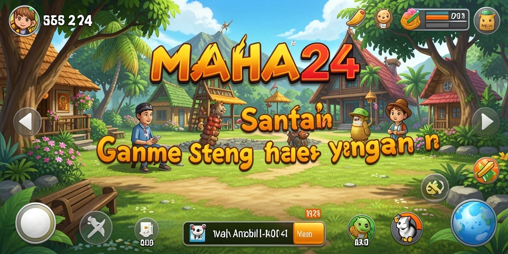 Screenshot utama MAHA24 menampilkan gameplay yang seru dan mengasyikkan.