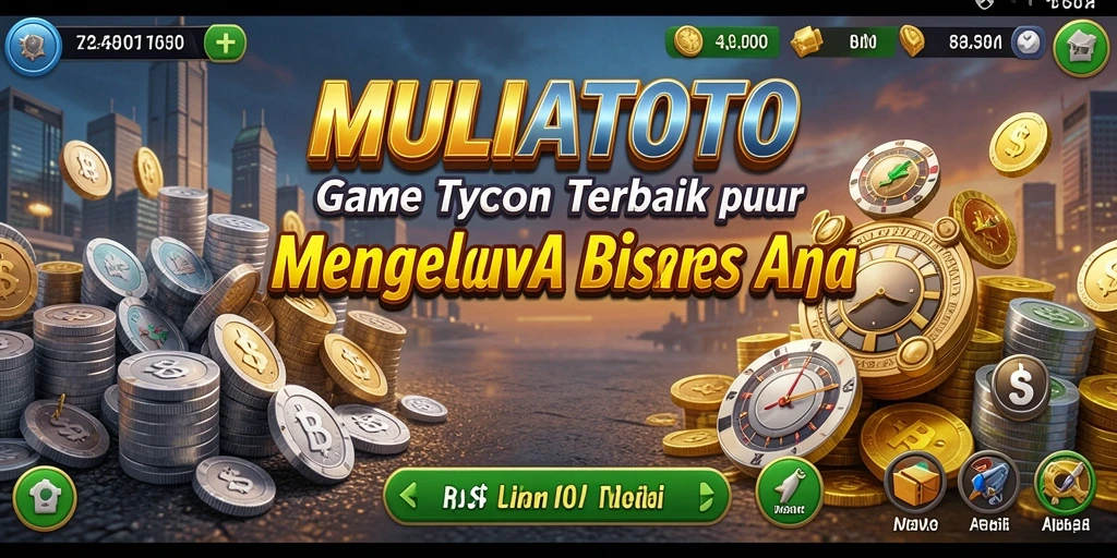 Tampilan gameplay <strong>MULIATOTO</strong> yang seru dan penuh strategi bisnis.
