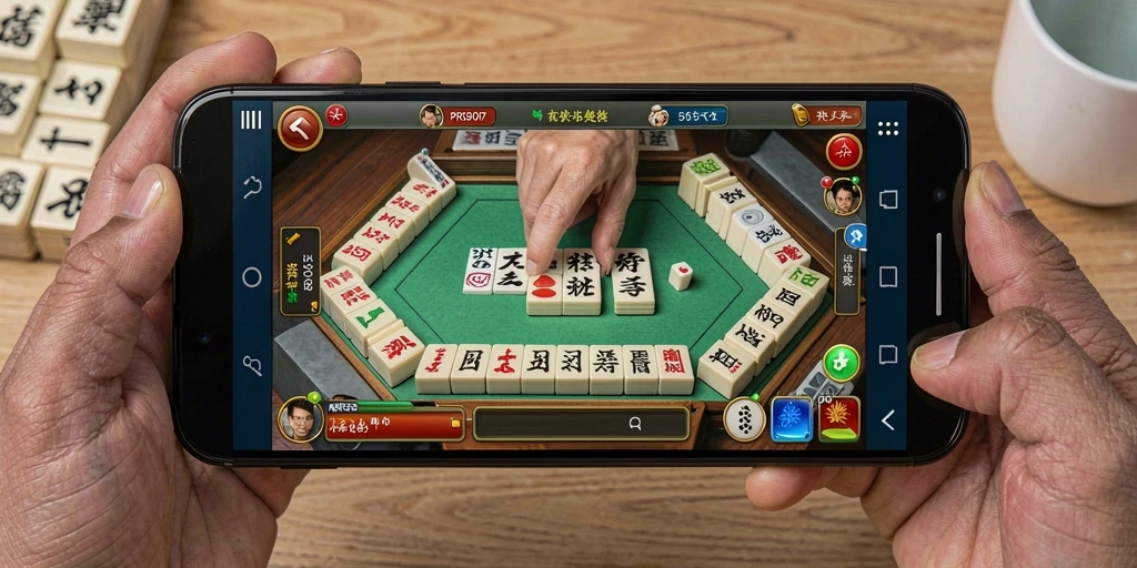 Tampilan gameplay menarik dari PRG007 dengan keseruan Mahjong.