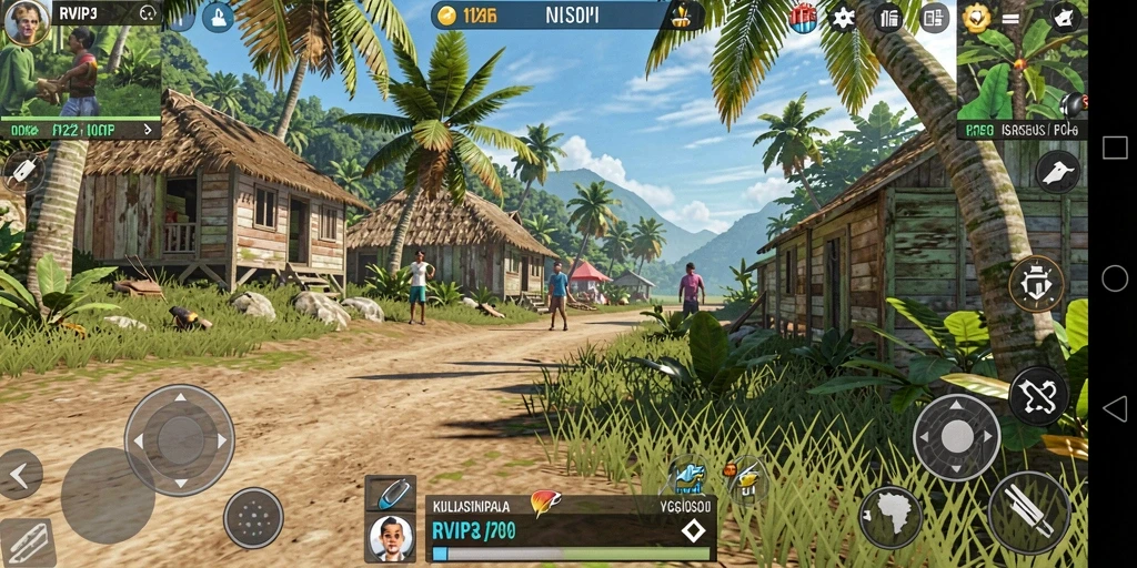 Tampilan gameplay RVIP3 yang interaktif dan menyenangkan.
